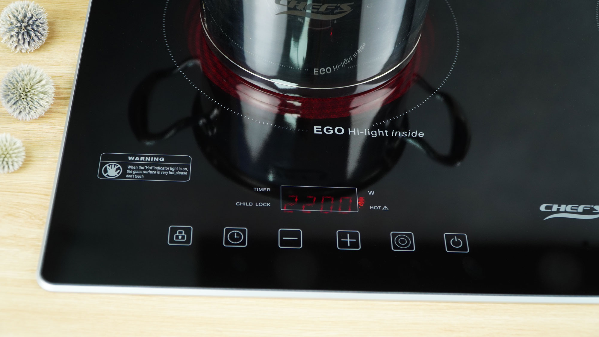 Bếp hồng ngoại đôi Chefs EH-DHL321 - HÀNG CHÍNH HÃNG