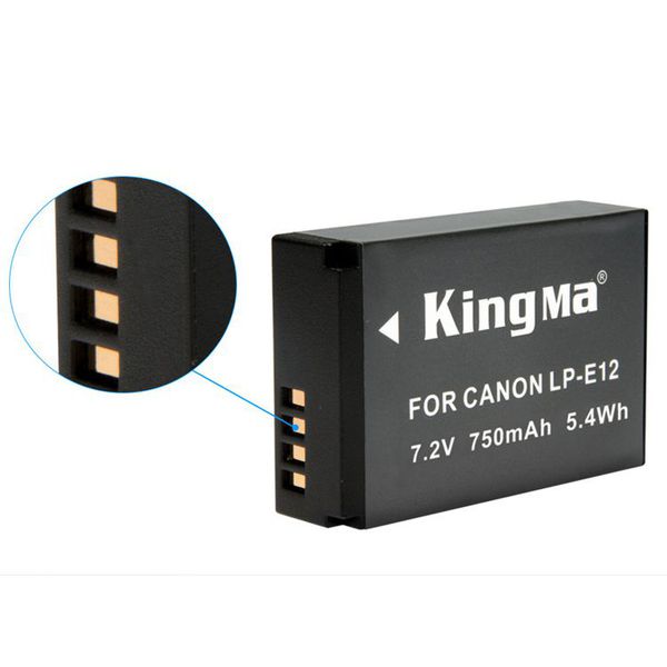 Pin máy ảnh KingMa LP-E12 - Hàng chính hãng