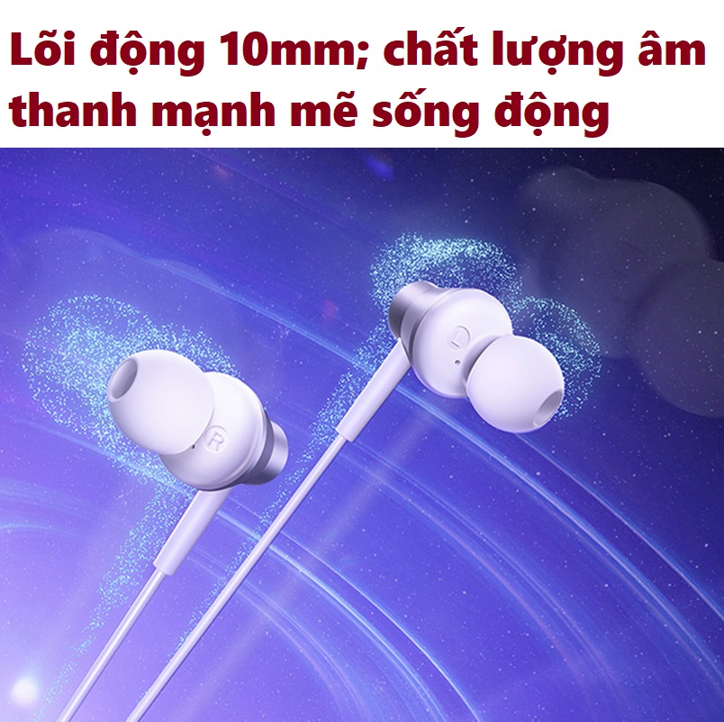 Tai nghe nhét tai chân cắm type-C tích hợp mic Bass mạnh Baseus Encok CZ11 _ Hàng chính hãng