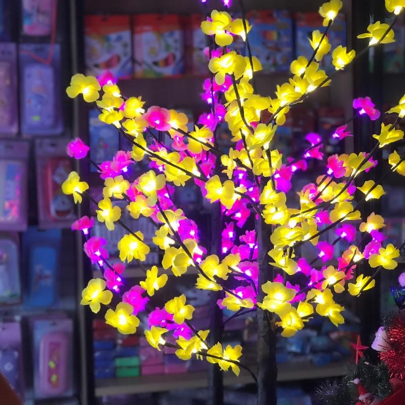 CÂY HOA MAI, HOA ĐÀO ĐÈN LED 1M2 CAO CẤP BẢO HÀNH 1 THÁNG