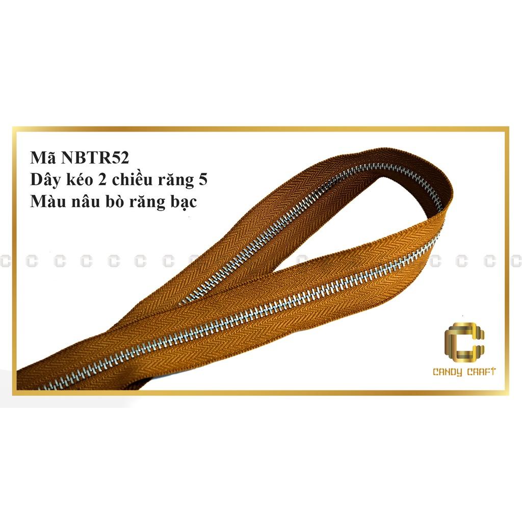Dây kéo 2 chiều răng 5
