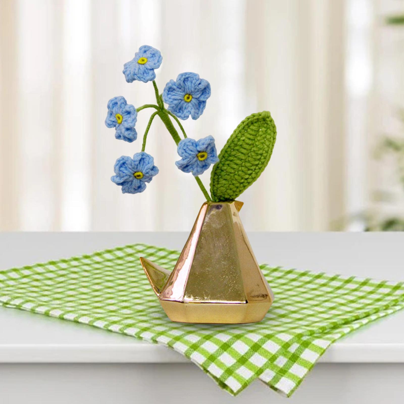 Minimalist Flower Vase, Ceramic Creative Collectible Decorative Pot for Anniversary Bedroom  Cabinet