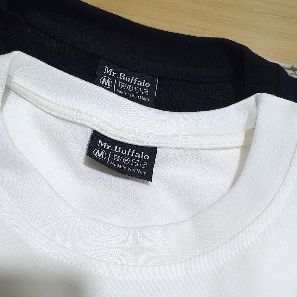 Áo sweater thu đông form rộng in chữ Hài Hước "Ở Hiền Gặp Phiền" Mr.buffalo - [HN46] Áo Đen