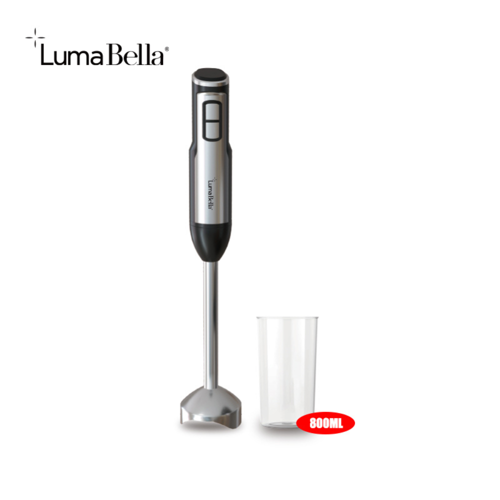Máy xay cầm tay đa năng Lumabella LB-52036 công suất 1200W, lưỡi dao sắc bén xay nhuyễn thực phẩm - HÀNG CHÍNH HÃNG