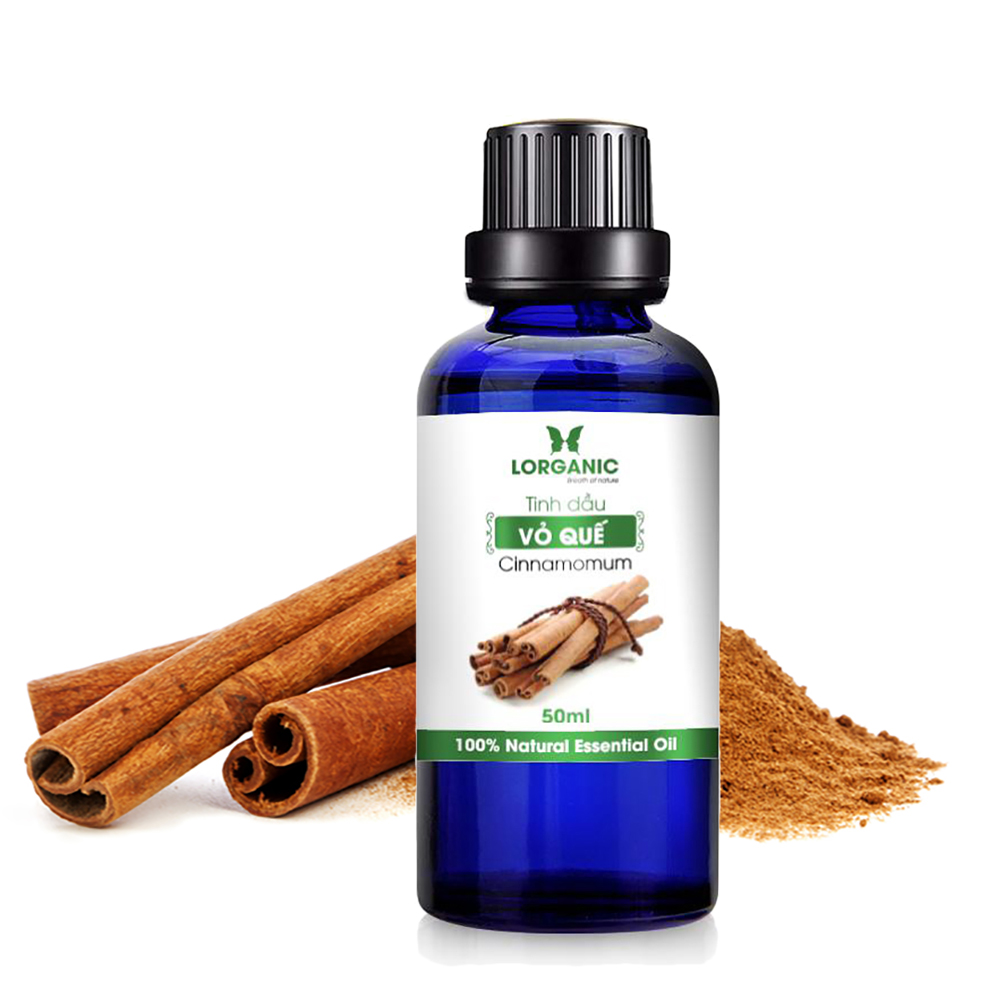 Combo Tinh Dầu Sả Chanh Lorganic + Quế Lorganic