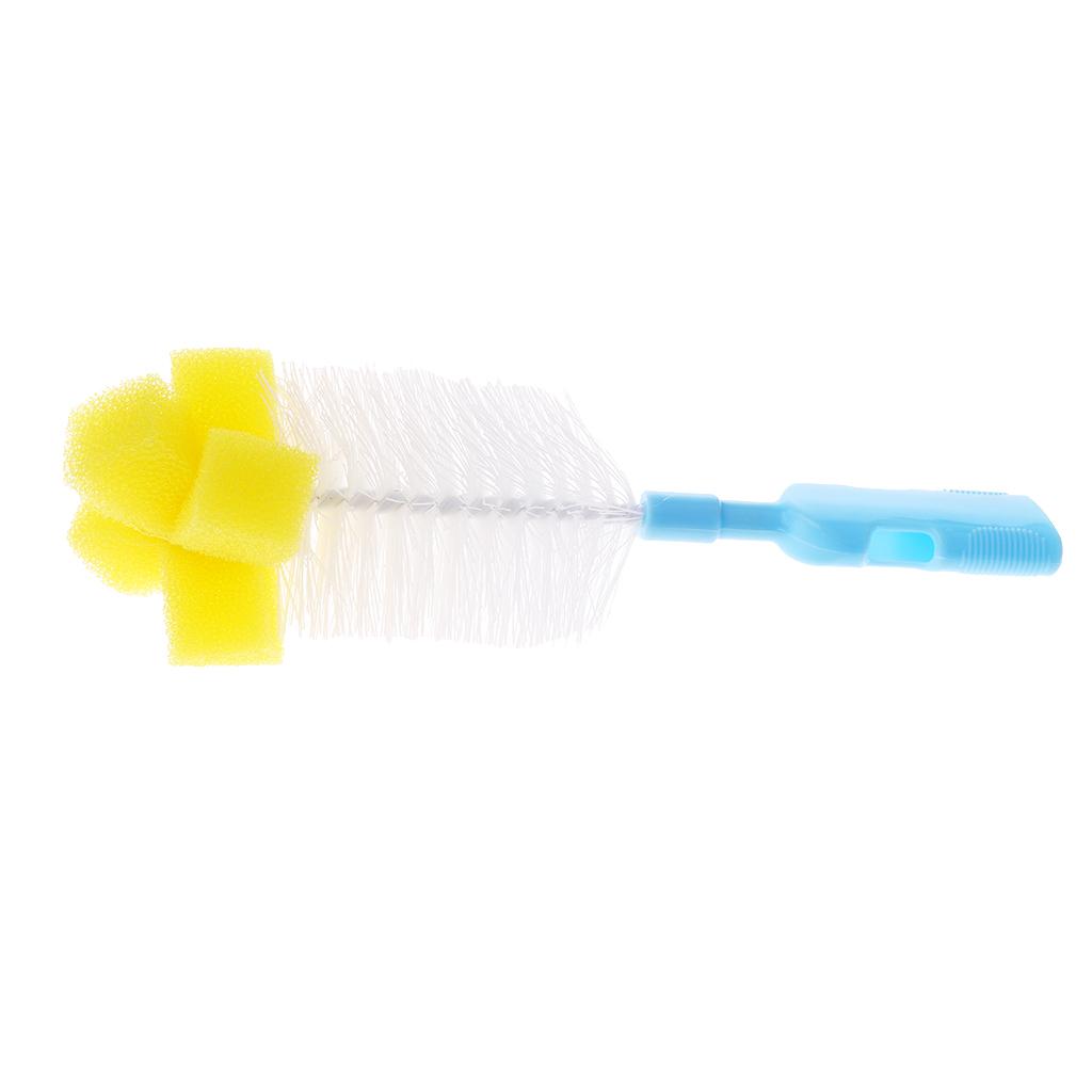6 in 1 Bottle Brush Cleaner Kit, Cleaning Brush Set  Blue