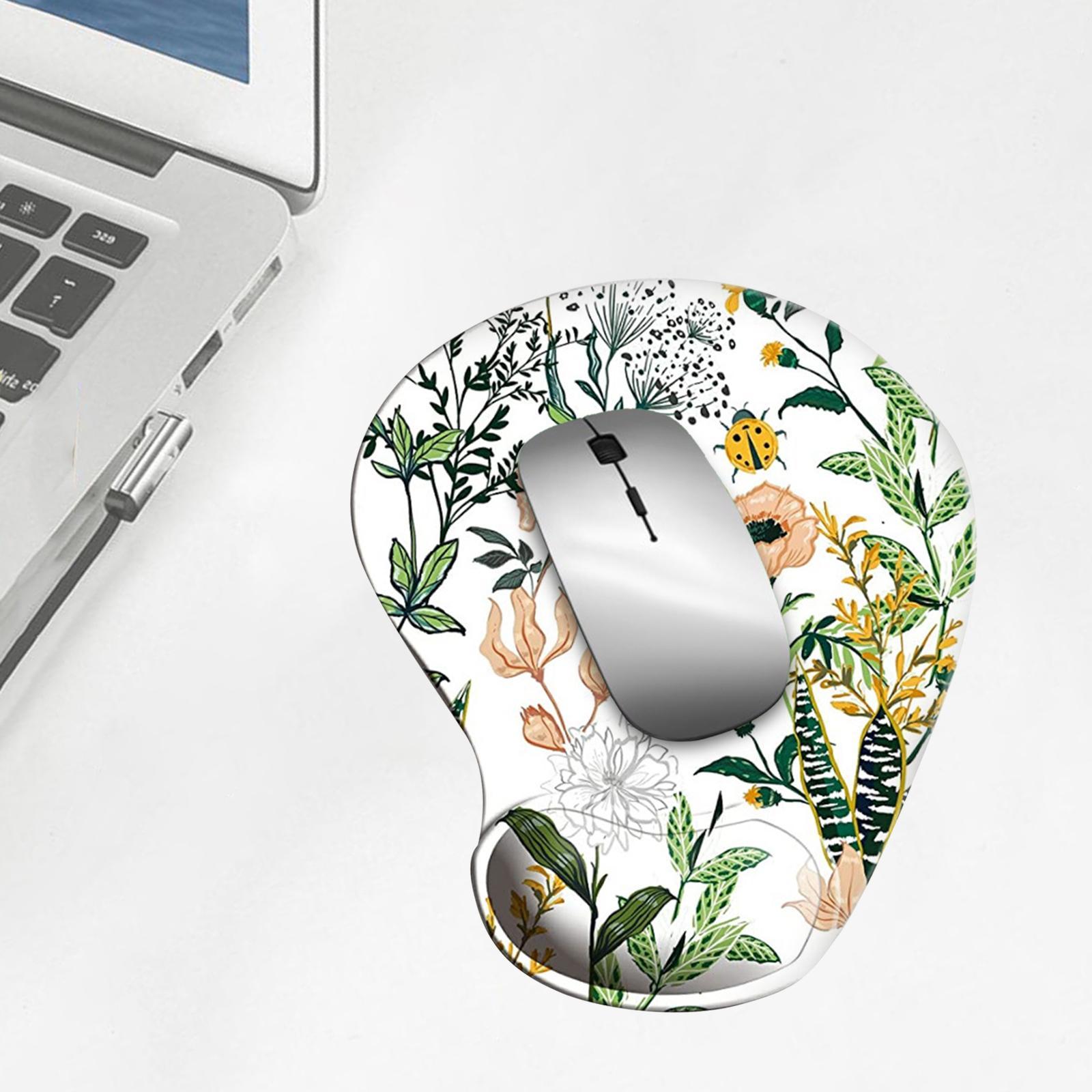 Mouse Pad with Wrist Rest Computer Mouse Mat Mousepad for Laptop Computers