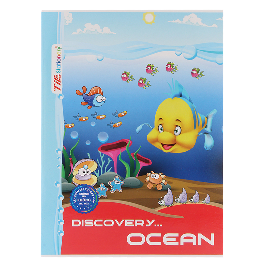 Lốc 10 Quyển Tập Discovery Ocean TIE TDO-R18 Caro 4 Ôly 96 Trang - Mẫu Ngẫu Nhiên