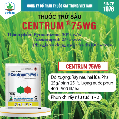 CENTRUM 75WG-100GR - ĐẶC TRỊ RẦY NÂU