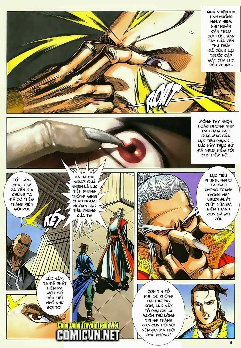 cổ long quần hiệp chapter 84 4