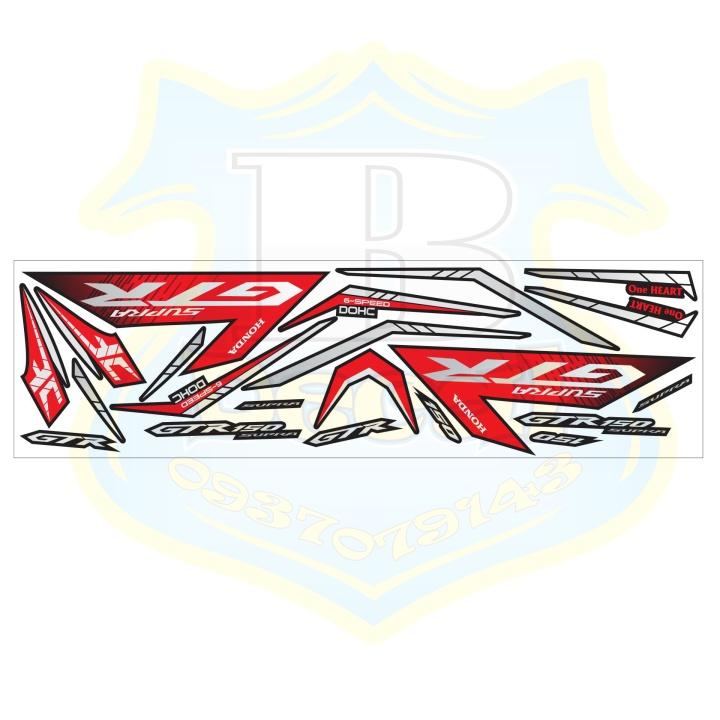 Tem rời xe winner GTR đỏ đen
