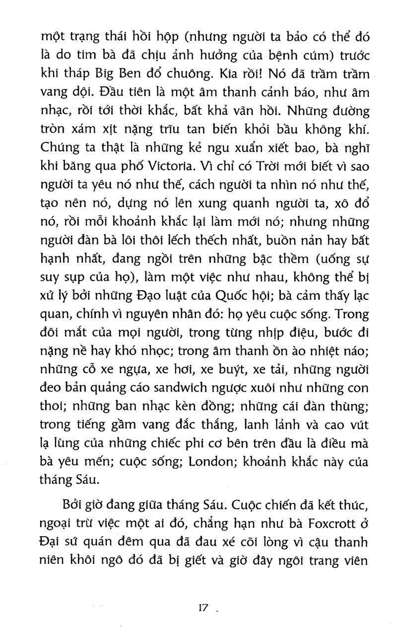 Bà Dalloway (Tái Bản 2018)