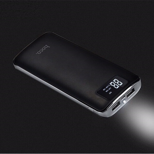 Pin sạc dự phòng Hoco B23 10000mAh LCD (Đen) - Hàng chính hãng