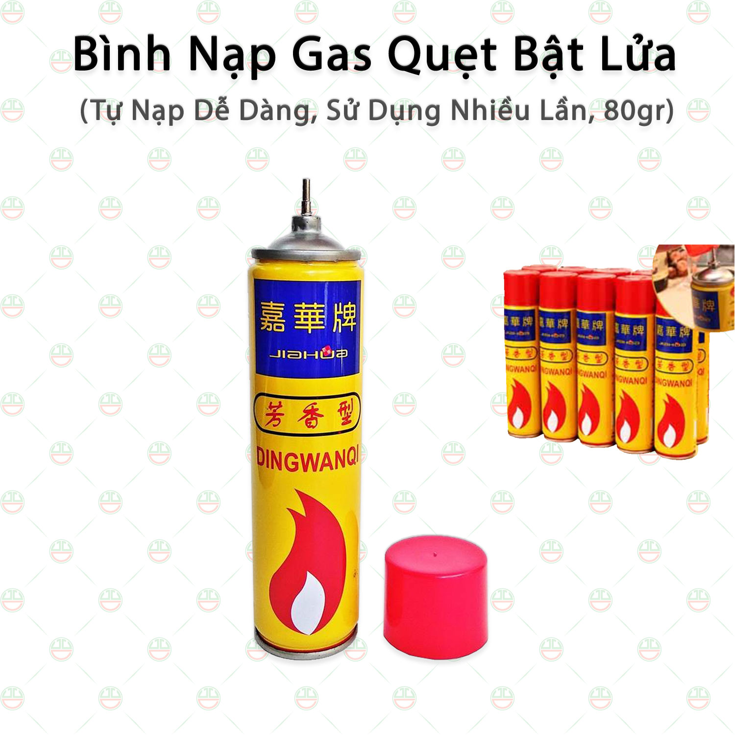 [Chuyên Dụng] Bình Gas Mini KhoNCC Hàng Chính Hãng Dùng Bơm Nạp Sạc Hộp Lửa Bật Quẹt - KLVQ-1086-BGHQ