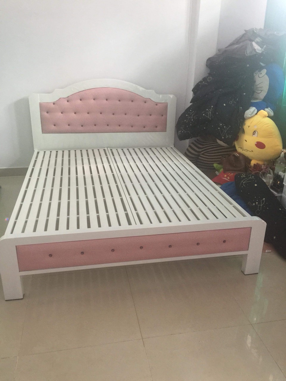 Giường ngủ bằng sắt hộp 5x10 1m6x2m _LG555-16