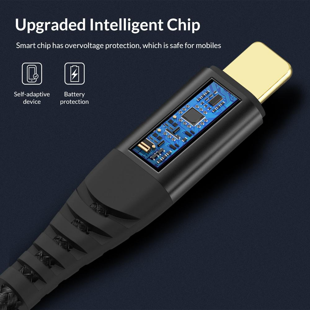 [HÀNG CHÍNH HÃNG] Cáp sạc bện Nylon TOPK AN42 USB -Iphone dây cáp sạc cho IP 11 Pro Max XS Max 8 7 6 Plus 5 5S iPad - Phân phối bởi TOPK VIỆT NAM