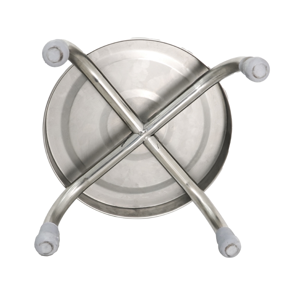 [Chính hãng Qui Phúc] Ghế đẩu inox đòn DONA, phù hợp cho nội trợ ngồi nhặt rau, rửa chén
