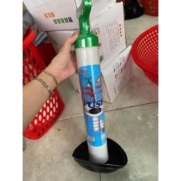Thụt vệ sinh thông tắc chậu rửa/bồn cầu bằng inox và nhựa Thông minh