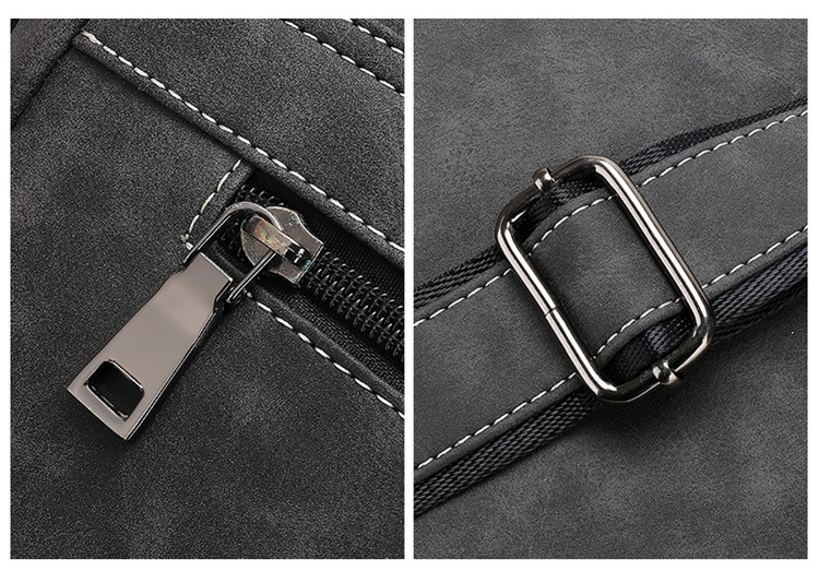 Túi đeo chéo nam DA BÒ thật phong cách mới - DCN9447