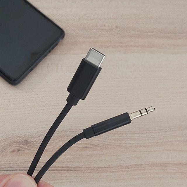 Cáp chuyển usb type-c ra loa dài 1m - Type-c to 3.5 - Type-c ra 3.5 SS - Hồ Phạm