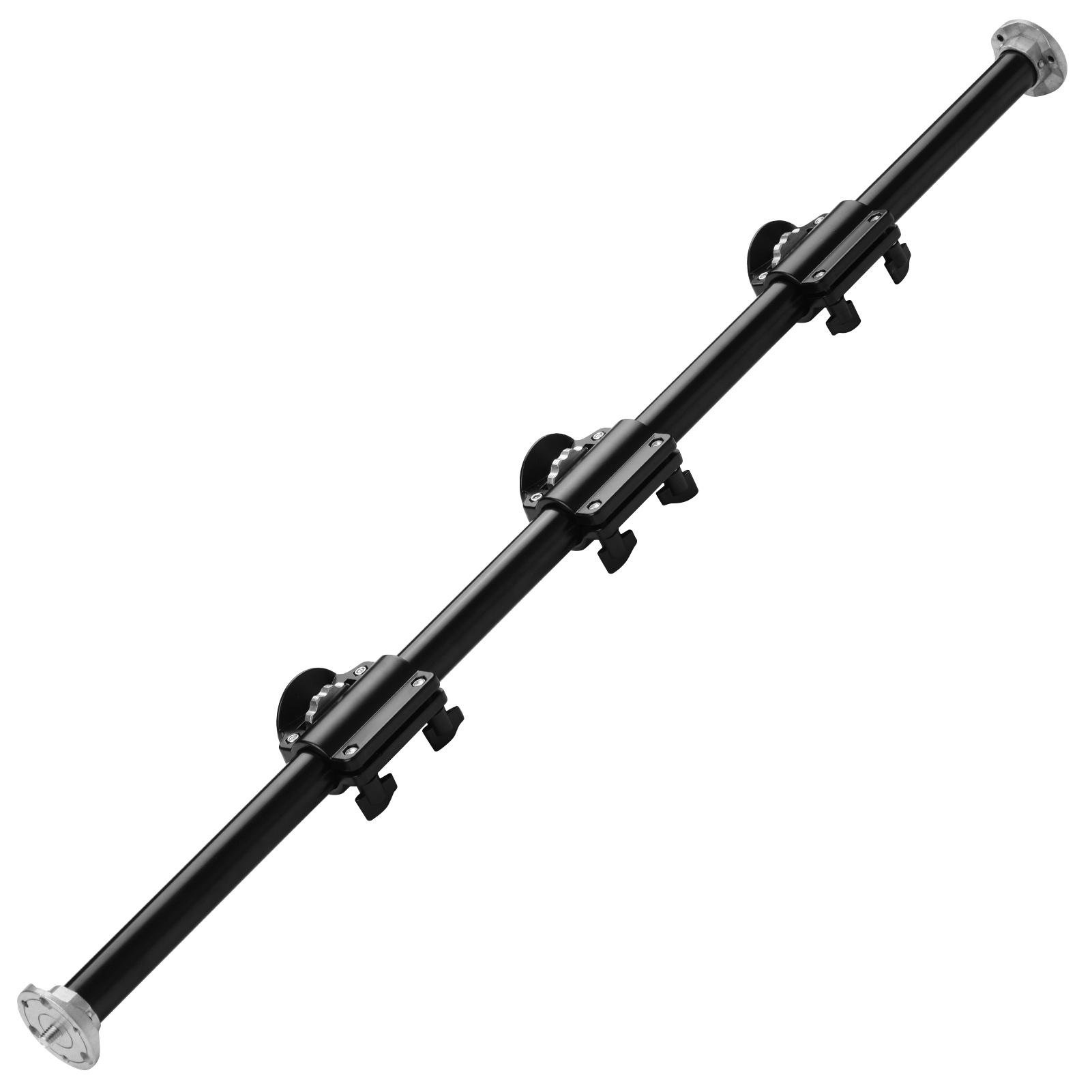Chân máy 110cm / 43,3in Boom Chuyên nghiệp Chụp ảnh Ngang Thanh Mở rộng Gắn Hợp kim Nhôm với Vít 3/8 inch