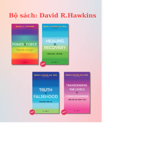 Bộ Sách David R. Hawkins. Trọn Bộ 4 Cuốn