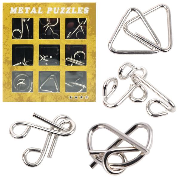 Đồ Chơi Hack Não Khóa IQ - Metal Puzzles 3009C (9 Chi Tiết)