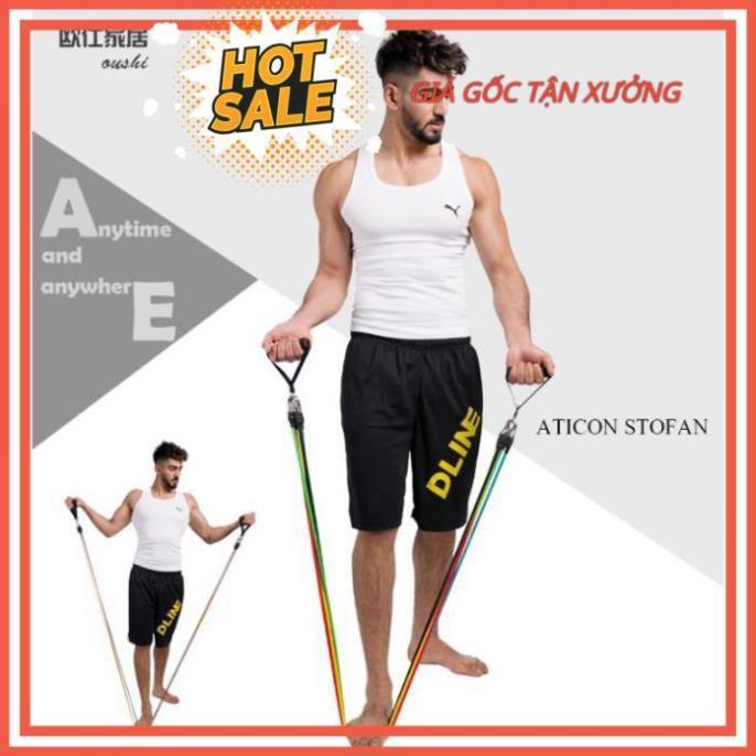 Bộ 5 Dây Ngũ Sắc Tập Full Body - Dụng Cụ Tập Gym