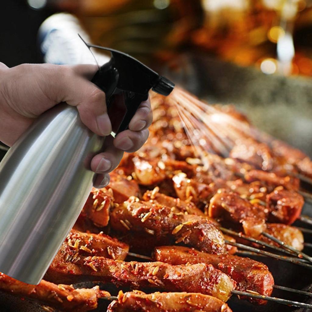 Thép không gỉ phun chai bếp dầu nồi nướng công cụ nấu ăn