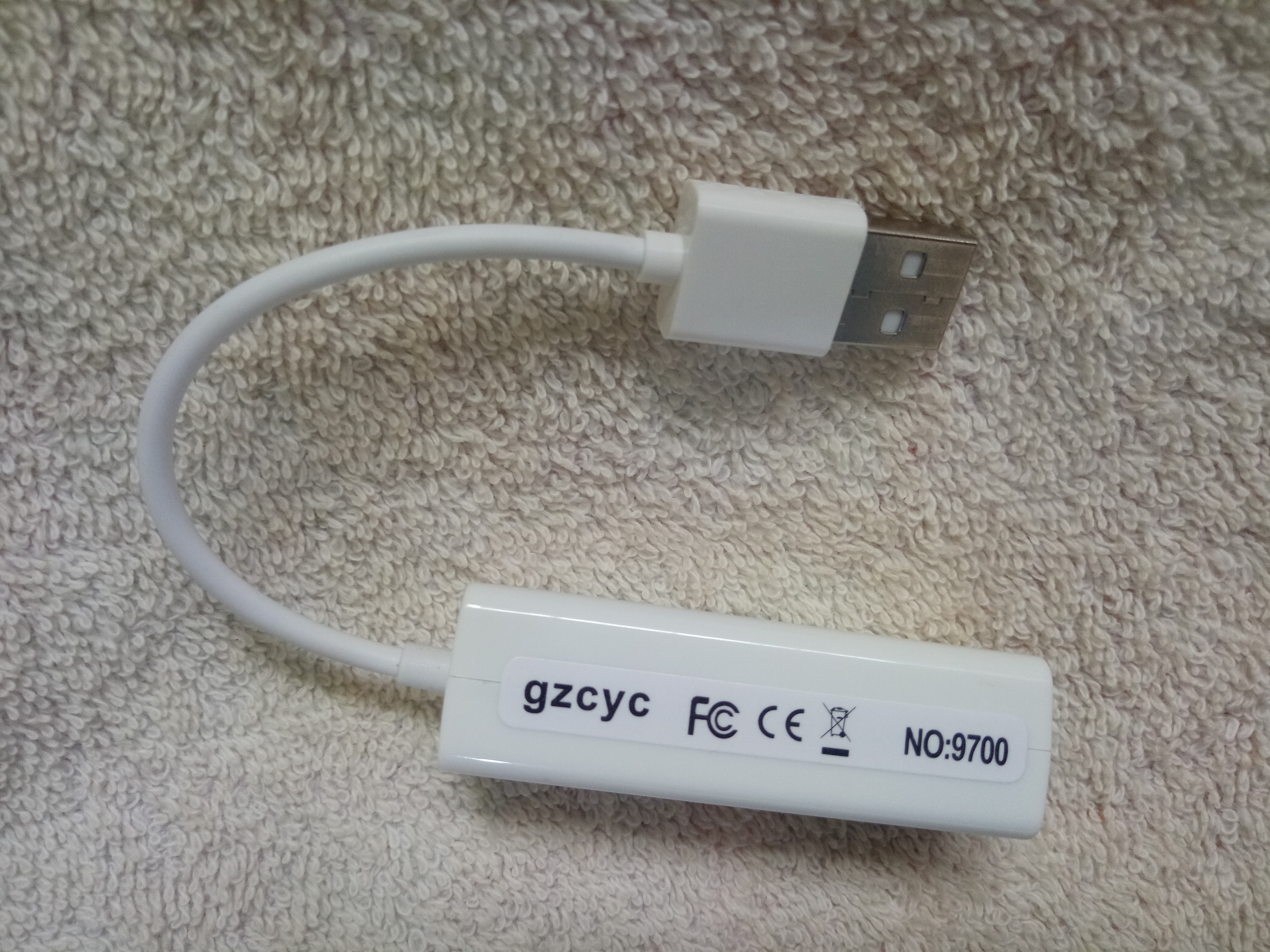 Cáp USB to LAN - Cáp nối từ cổng USB ra cổng mạng LAN - Cáp usb to LAN có dây, màu trắng - Hàng chính hãng