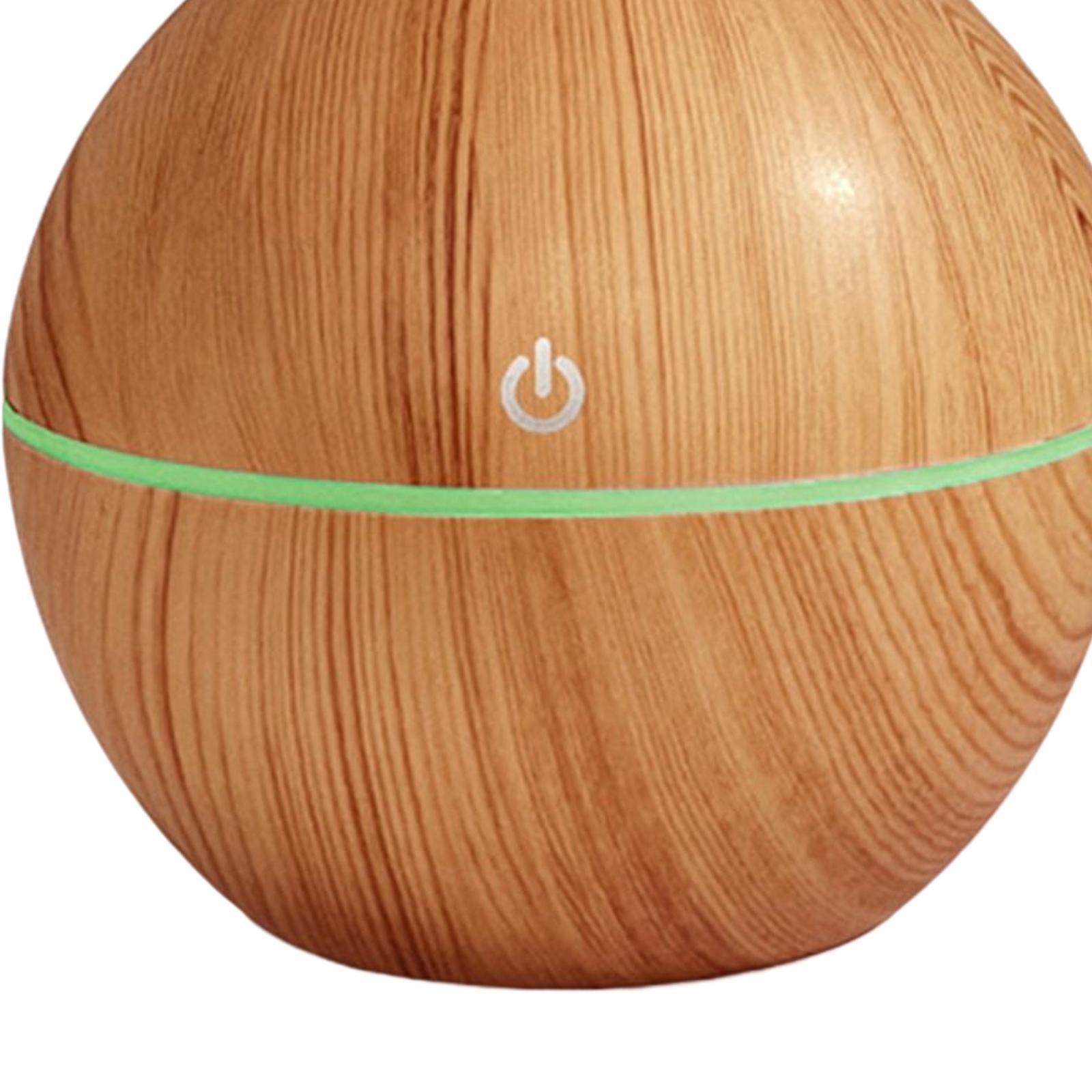 Round Diffuser Silent 130ml with LED Colorful Light  Humidifier