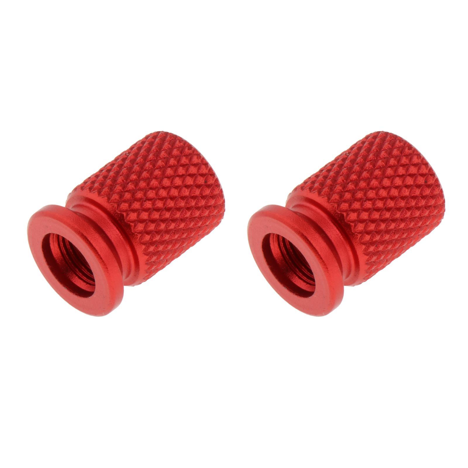 2 Pieces Car Motorcycle Tire Stem Valve Caps Aluminium Alloy Wheel Valve Covers Dustproof