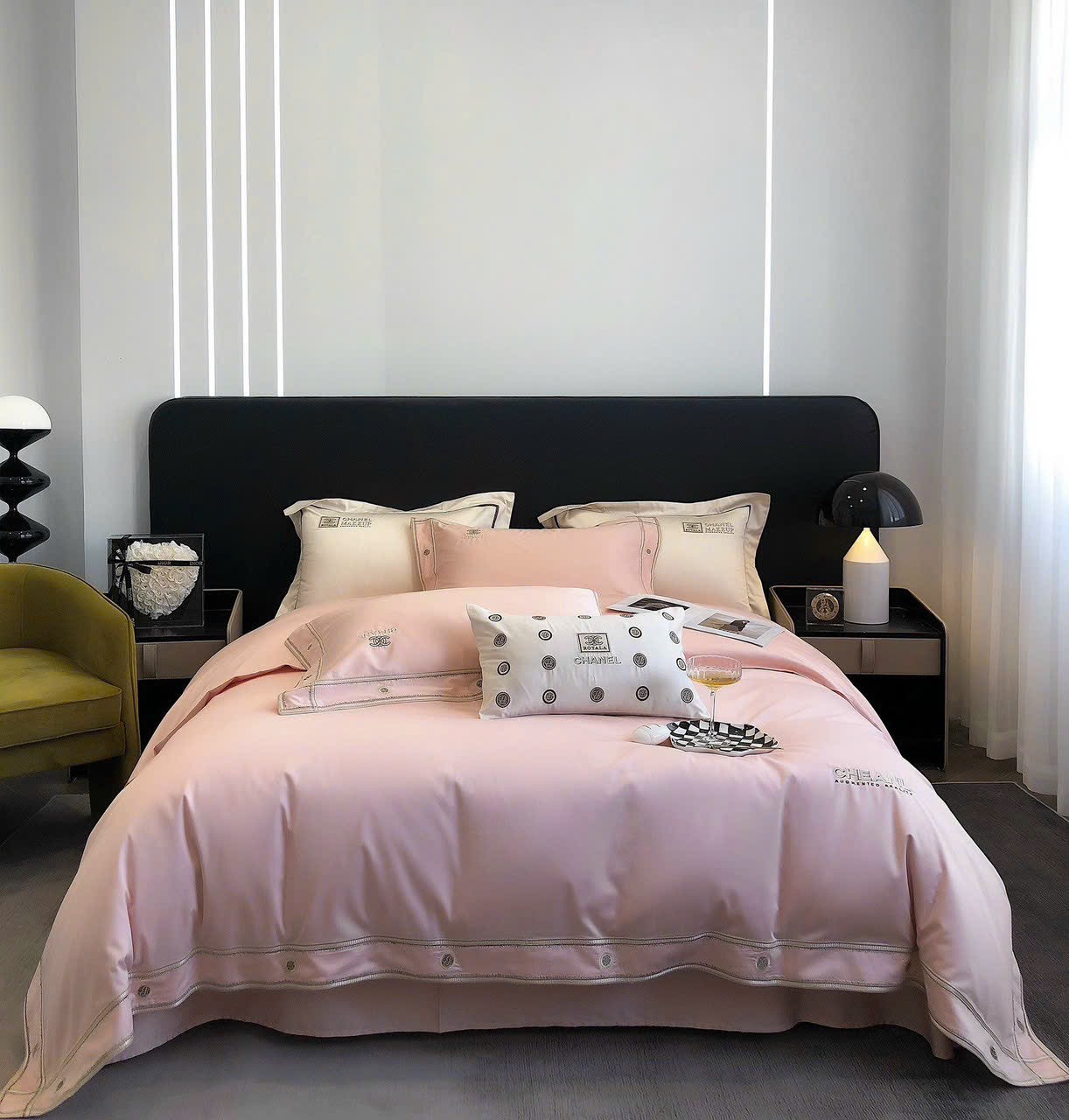 Bộ Chăn Ga Gối Cao Cấp Tencel Freemonde Hin Home Bedding Bộ Drap Giường