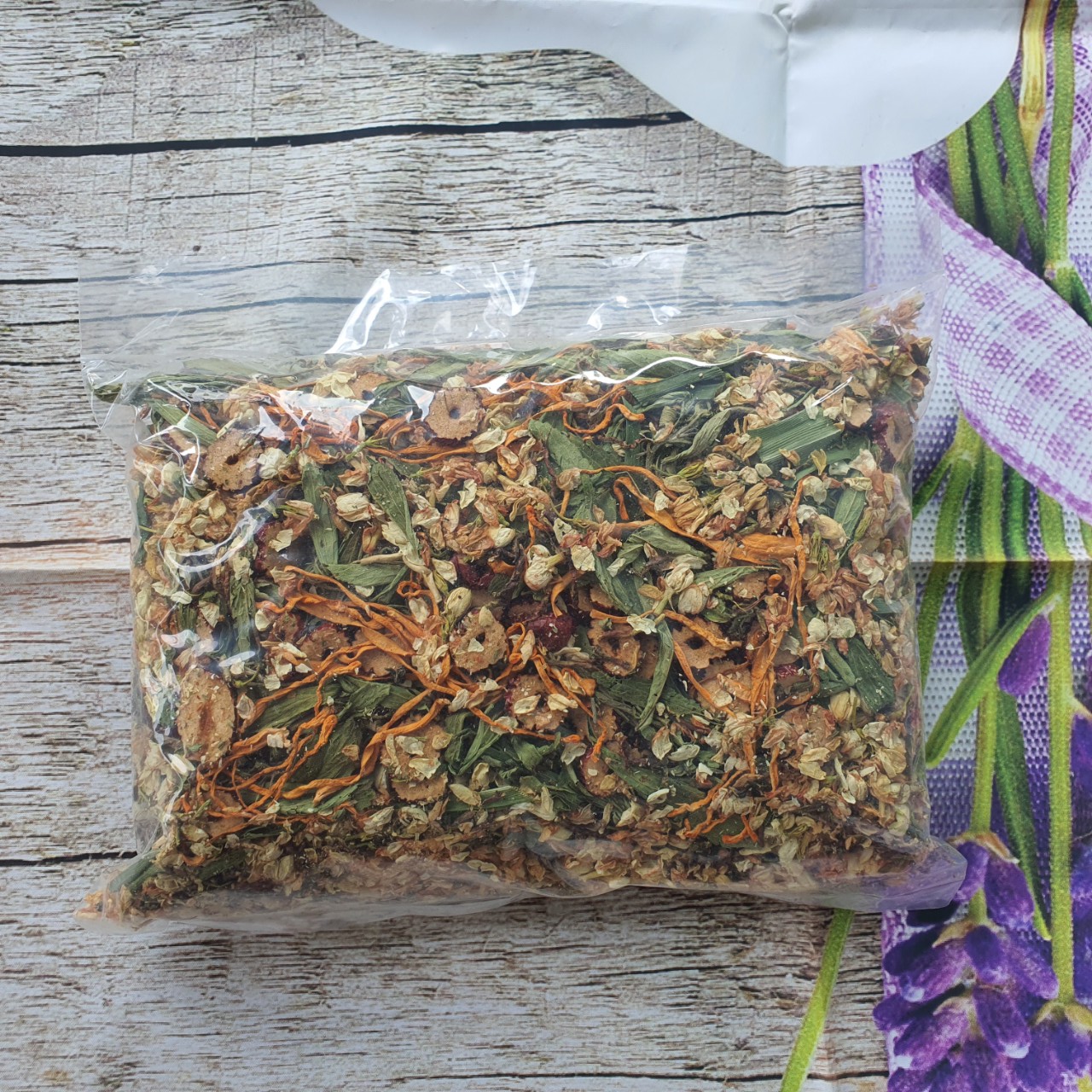 Trà Sơn Mật Hồng Sâm Đông Trùng Táo Đỏ-Túi 500Gr