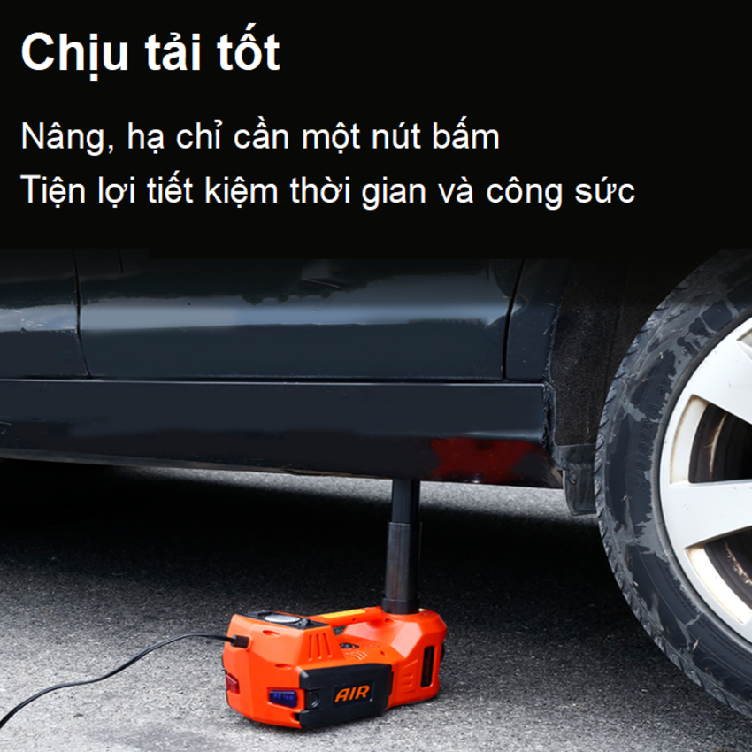 Bộ nâng kích gầm điện, kiêm máy bơm lốp và máy siết ốc ô tô đa năng 3 trong 1 ROGTZ TY-003 - Hàng chính hãng, bảo hành 24 tháng