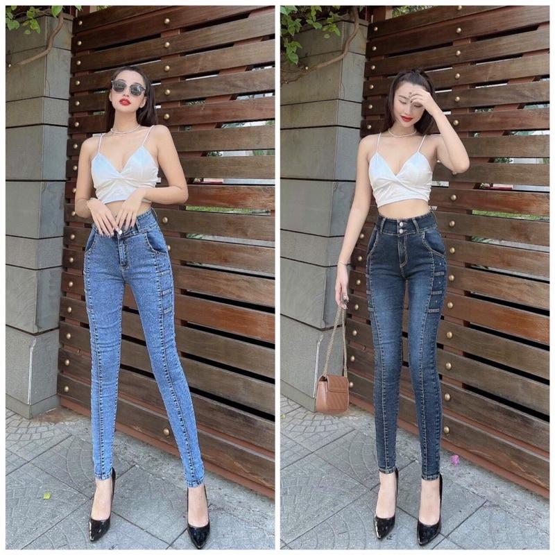 Quần Jean Nữ Lưng Cao Co Giãn Kiểu Thời Trang Đẹp Store 257