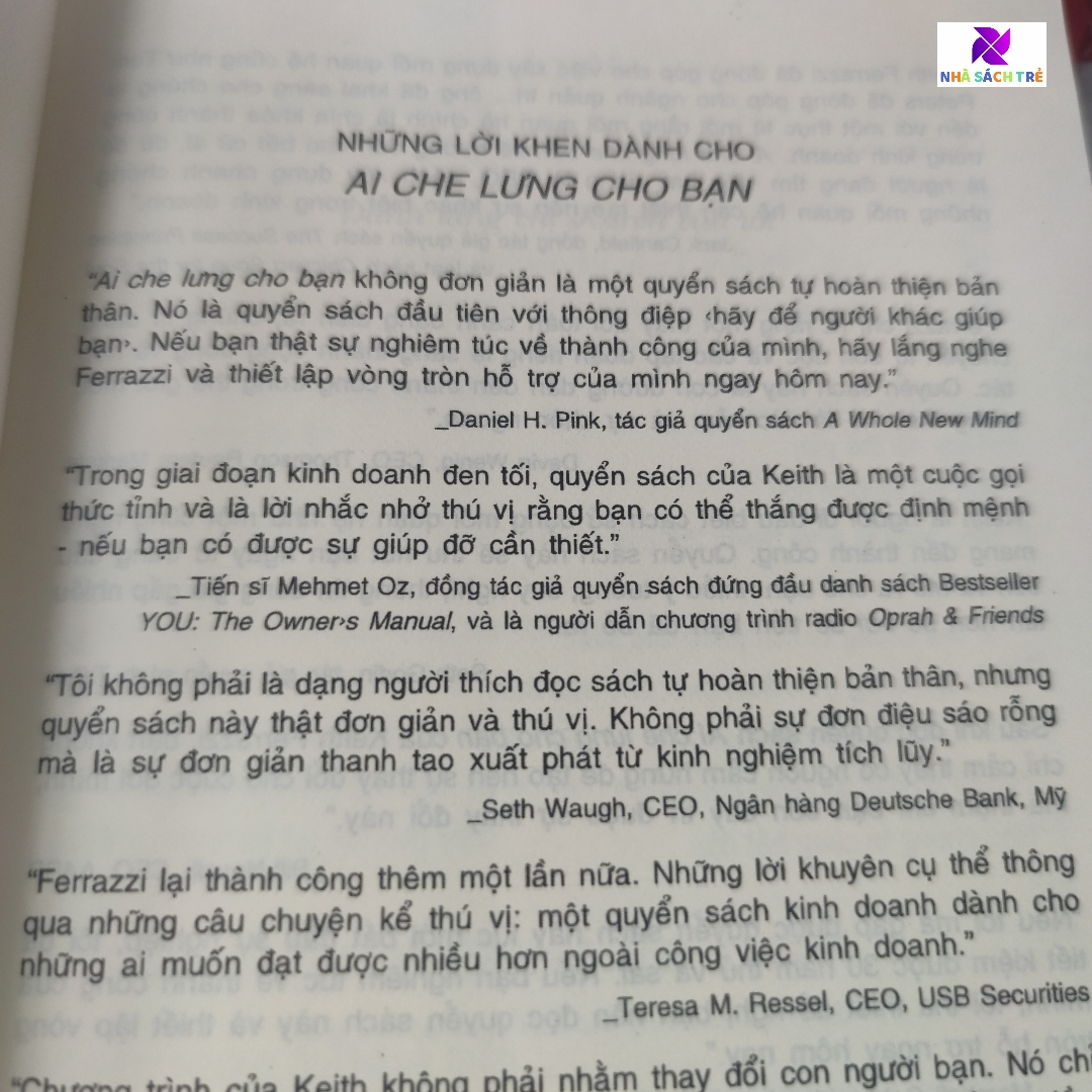 Ai Che Lưng Cho Bạn (Tái Bản 2017)