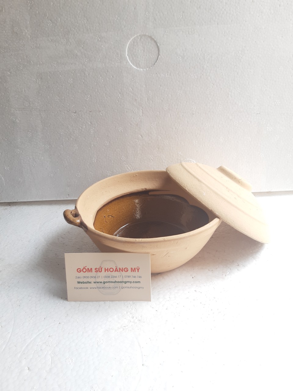 Combo 3 Nồi đất trán men nhỏ C6*R16 cm