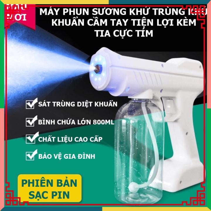 Máy phun khử trùng NANO cầm tay, tiệt trùng diệt khuẩn bằng tia UV