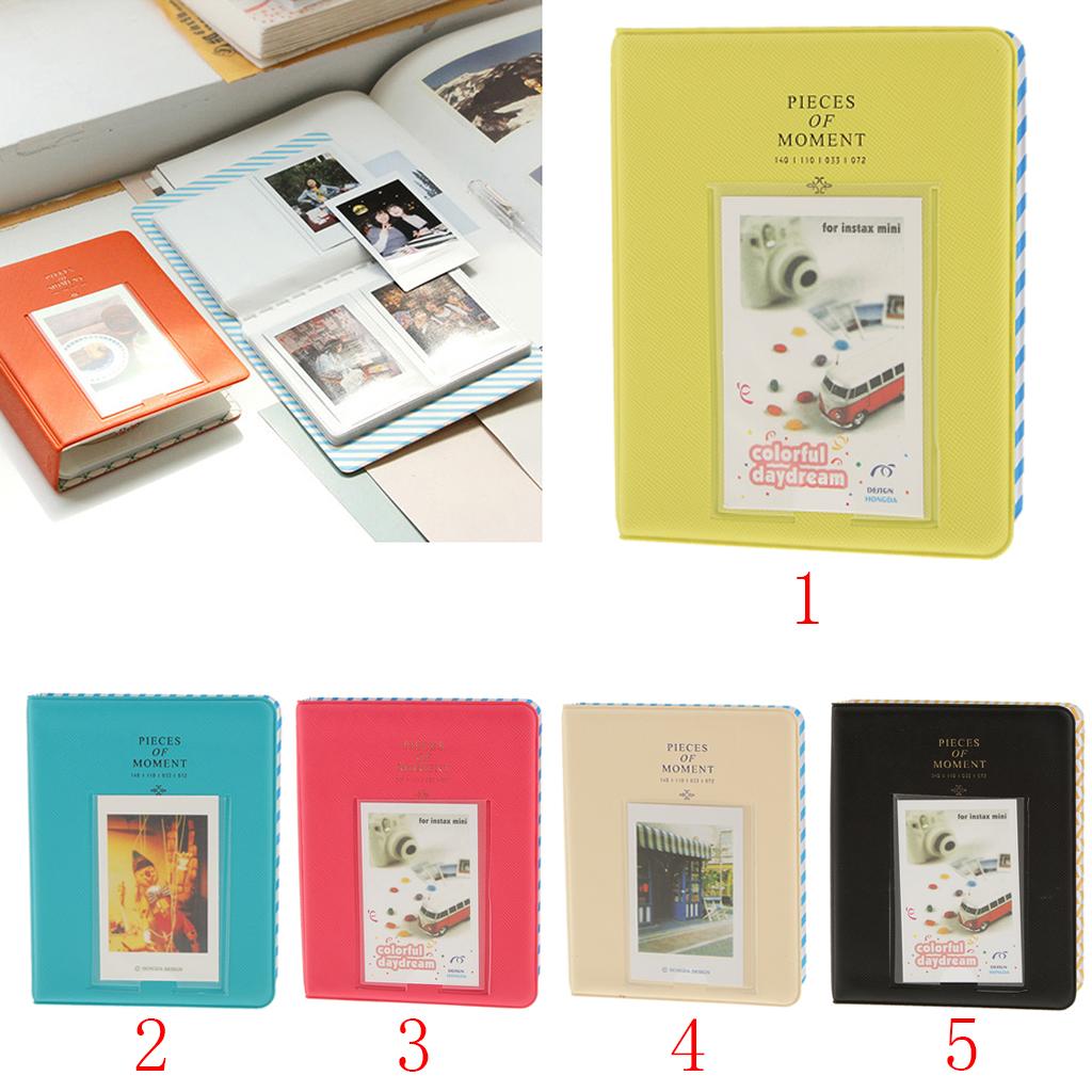 Photo Album Storage Case Mini 64 Photos for Black