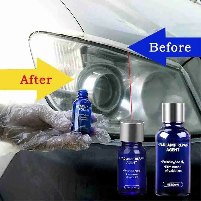 Bộ dung dịch phục hồi làm sáng bóng đèn pha xe ô tô 30ML Car Headlight Refurbishment