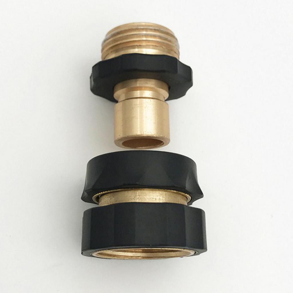 2X Vườn Nước Máy Vòi Ống Kết Nối Kết Nối Nhanh Adapter Tưới Cây Dụng Cụ