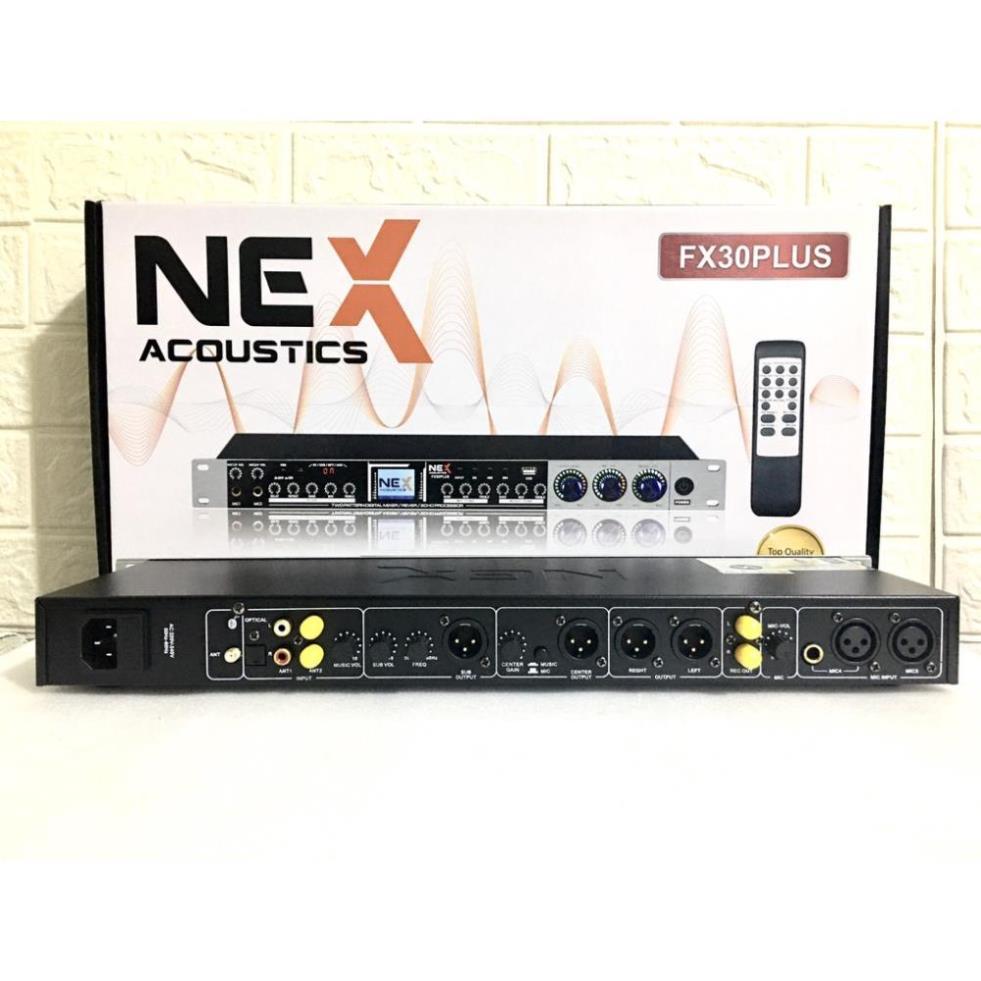 Vang FX30 Plus 2022 Có Reverb Chống Hú,Vang Nhại Mượt Mà. Có BLUETOOTH,Quang Học,USB..