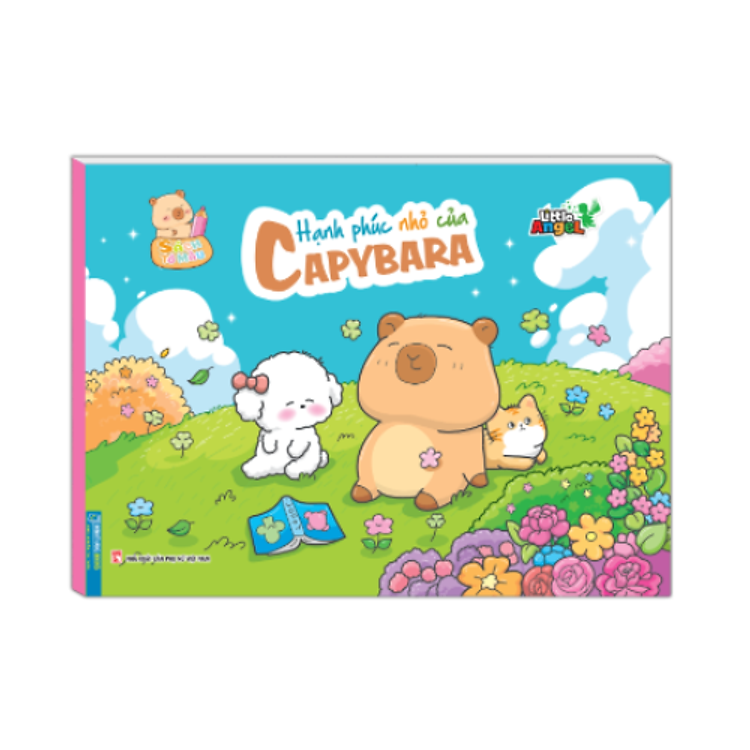 Sách Tô Màu - Capybara - Hạnh Phúc Nhỏ Của Capybara