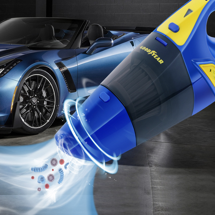 Máy hút bụi cầm tay không dây khô và ướt Goodyear GY-2897 lực hút 4000 - Hàng Nhập Khẩu
