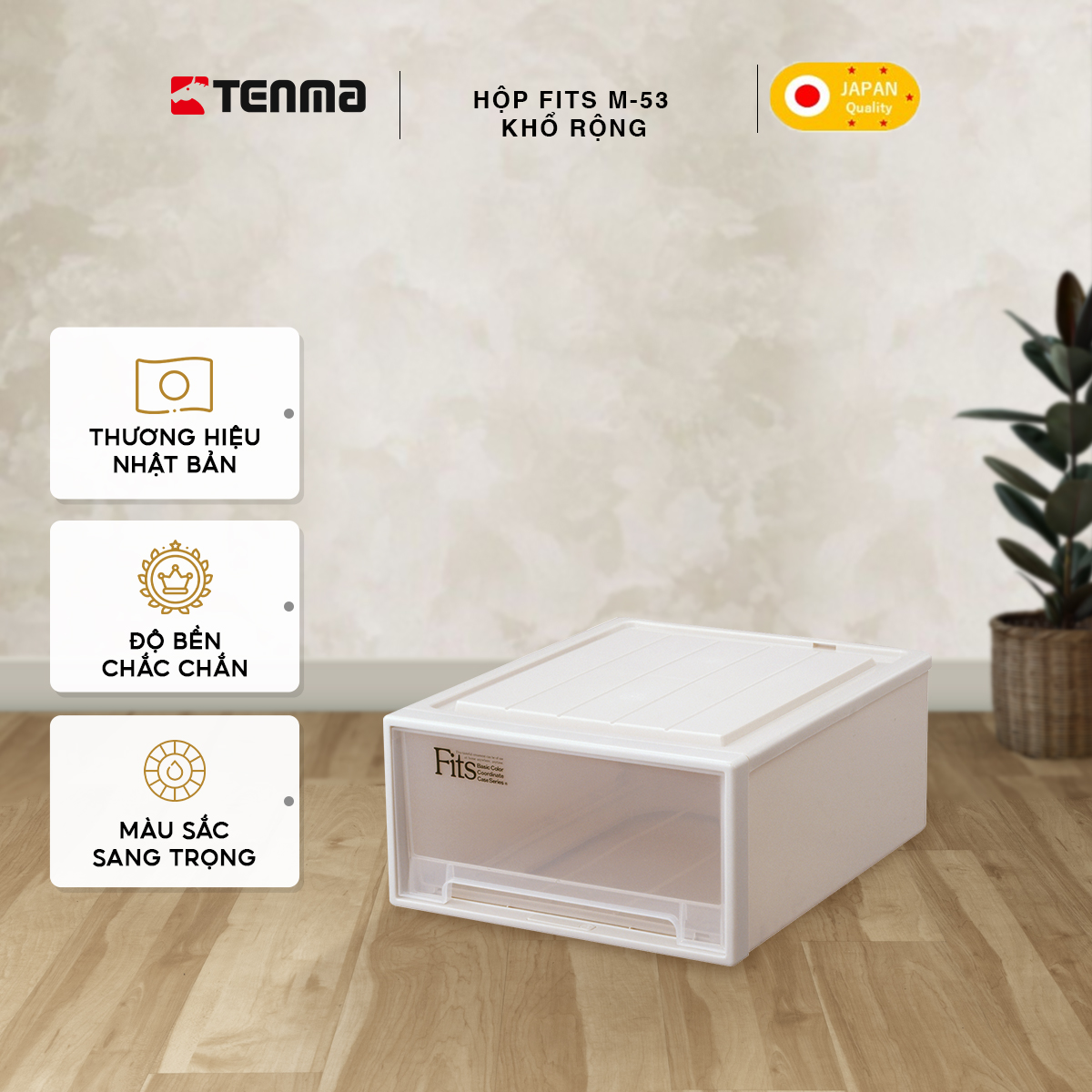 Hộp Ngăn Kéo Nhựa Đa Năng TENMA, Fits M-53 Khổ Rộng