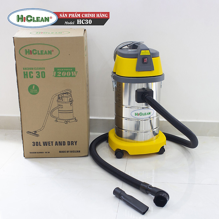 Máy hút bụi khô và ướt HiClean HC30 - Hàng chính hãng