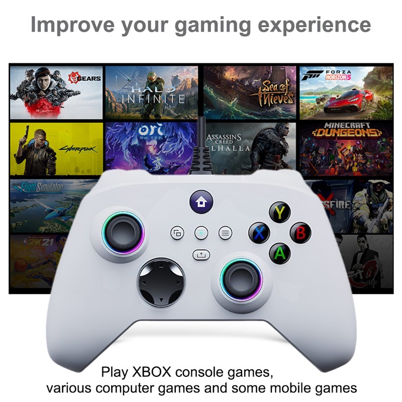 Gamepad Tay cầm chơi game XB04 có dây cho máy tính, laptop, máy game XOne hàng nhập khẩu