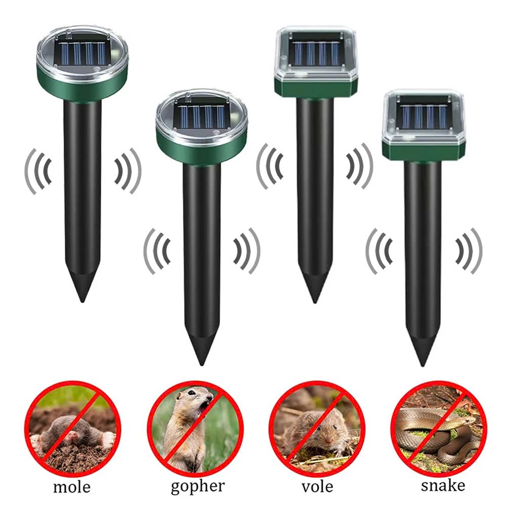 Thiết Bị Đuổi Chuột, Gián, Rắn, Côn Trùng Bằng Sóng Siêu Âm Tự Động Năng Lượng Mặt Trời – Hàng Chất Lượng Cao, An Toàn Tuyệt Đối