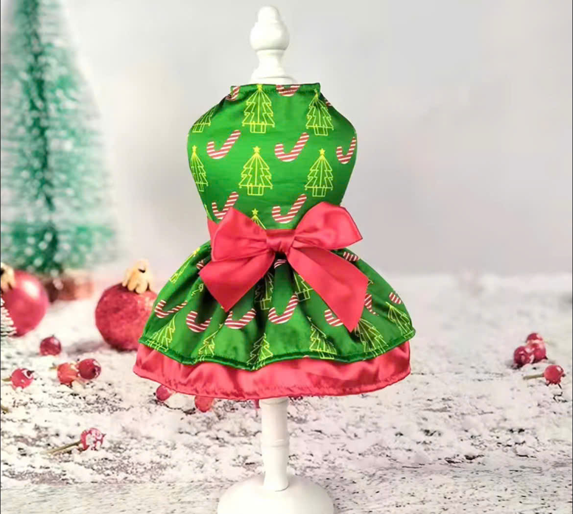 ĐẦM NOEL SANG TRỌNG 01 TỪ 0.2-9KG DÀNH CHO THÚ CƯNG CHÓ MÈO